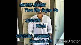 Tere bin by | Ninja [Lyrics vedio] | Gold boy | sonam bajwa | Ardab mutiyaran | latest song