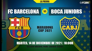 BARCELONA VS BOCA JUNIORS 🔴 EN VIVO LIVE | COPA MARADONA 2021