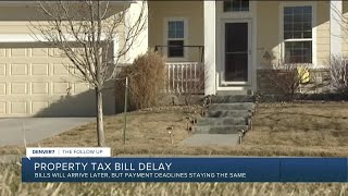Colorado property tax bills arriving late, but still due on time
