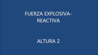 TEST DE FUERZA EXPLOSIVA/ PREPARACION FISICA/ JULIÁN NEIRA