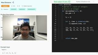 Max Distance - Coding Interview Course