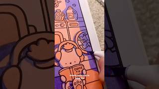 2 Marker Challenge: Golden Hour Light #art #coloring