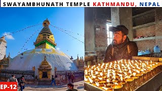 Why is Swayambhunath temple important? 🇳🇵| Monkey Temple Kathmandu | Nepal Vlog Ep-13