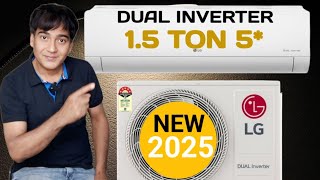 LG 1.5 Ton 5 Star AC 2025 | LG DUAL Inverter Split AC | LG Inverter AC 2025 | LG 1.5 Ton Split AC