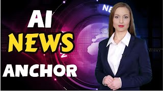 Create Your Own News Presenter with AI || AI News Videos Generator || AI News Anchor