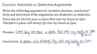 1 3 1 Inductive vs Deductive arguments