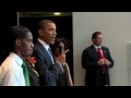 CNN Obama greets Memphis high school grads