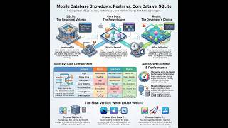 32 : What is Realm Database? How is it different from Core Data and SQLite? | Eng