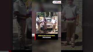 Shocking! Bengaluru IT Employee Caught Using Laptop While Driving; Fined #ViralVideo