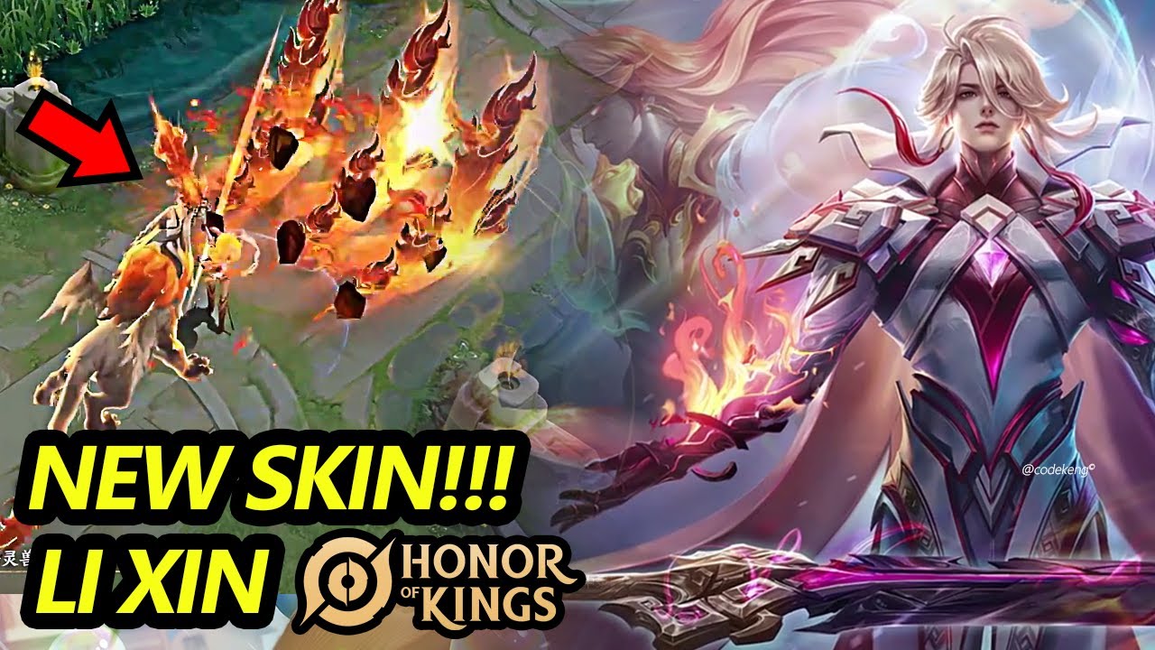 Honor Of Kings INSANE New Skin ! (Li Xin) - YouTube