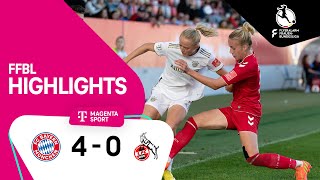 FC Bayern München - 1. FC Köln | Highlights FLYERALARM Frauen-Bundesliga 22/23