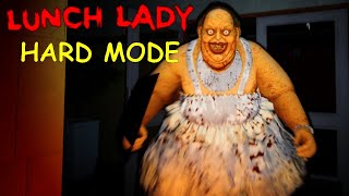 Lunch Lady (SOLO / HARD MODE) Full game \u0026 Ending Playthrough Gameplay (Steam Horror Game)