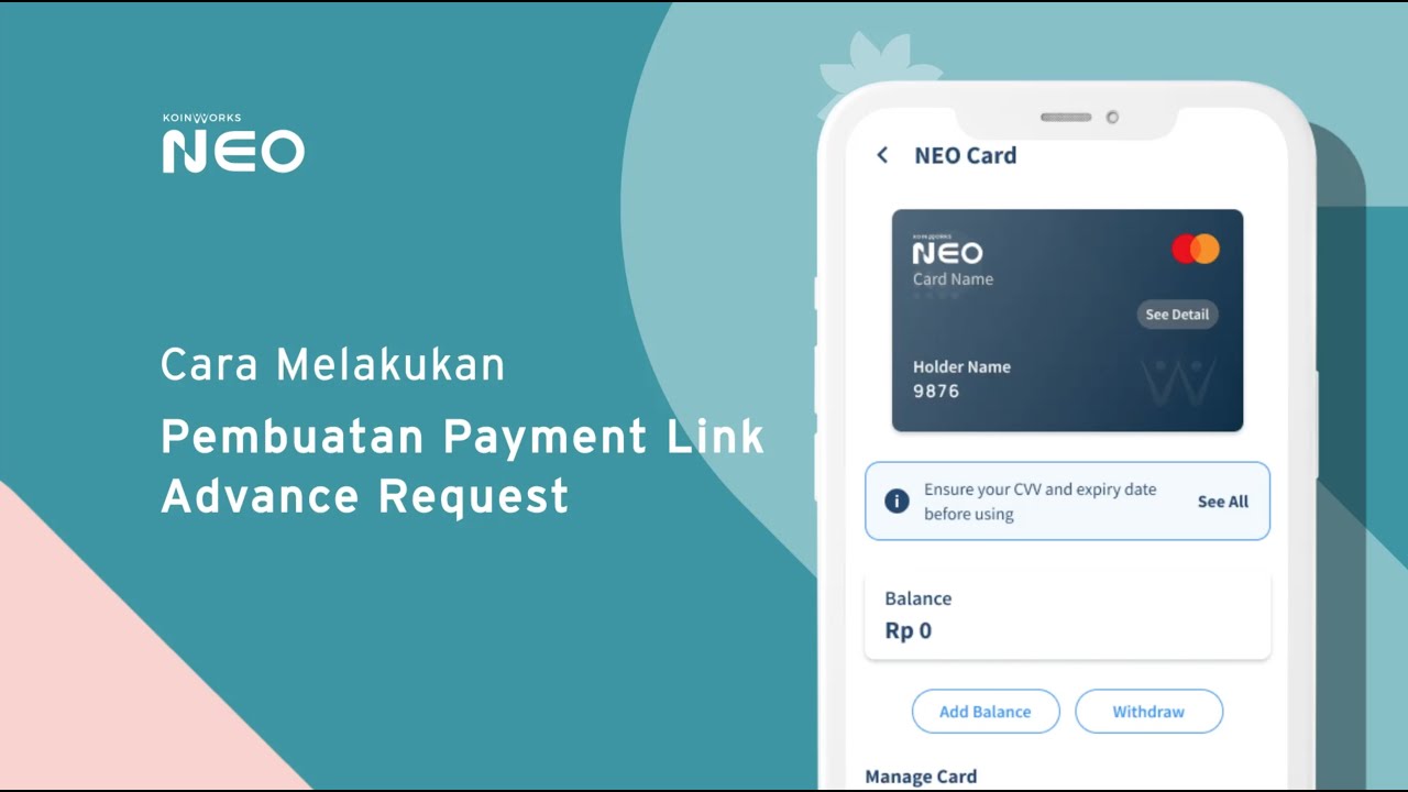 Cara Membuat Payment Link Advance Request | TUTORIAL - YouTube