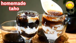 TAHO FROM SCRATCH!!! 2 FLAVOR HOMEMADE TAHO || TAHO WITH SAGO || TAHO WITH BOBA PEARL