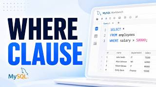 WHERE Clause in SQL | Filter Data Like a Pro | SQL Tutorial for Beginners