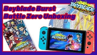 Beyblade Burst Battle Zero Unboxing Nintendo Switch with Shining Amaterios 3 Destroy