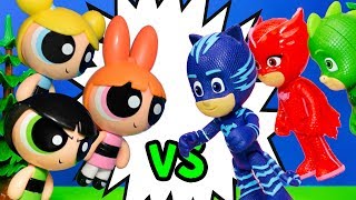 PJ Masks have a Contest with Powerpuff Girls to Save Rapunzel