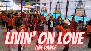 LIVIN' ON LOVE LINE DANCE - by. TOUDANO LINE DANCE - BOUGENVILE LINE DANCE - LCLD - KDSM.