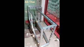 Thai Aluminium showcase glass