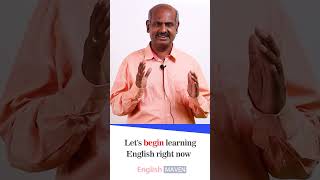 ஆங்கிலத்தில் 37வது மிக முக்கியமான வினைச்சொல்: The 37th most important verb in English: 'BEGIN'