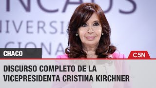 Cristina KIRCHNER: "En el PODER EJECUTIVO NO hay PELEA, hay DEBATE de IDEAS"