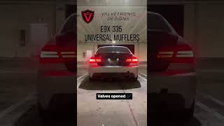 BMW 335i Turbo+Exhaust Sounding Incredible🤌VALVETRONIC Designs Universal Mufflers #bmw #335i #cars