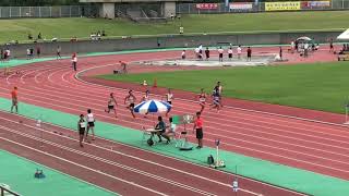 2019 静岡県中学通信 3年男子100m 予選5組