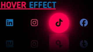 🔥 Social Media Icons Hover Effect | HTML CSS Only | Amazing Glow Effect 💡