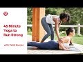 Yoga to Run Strong | 45 Minute Class with Faith Hunter | lululemon