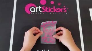 ArtStickers  INSTRUCCIONES DE MONTAJE - ASSEMBLY INSTRUCTIONS