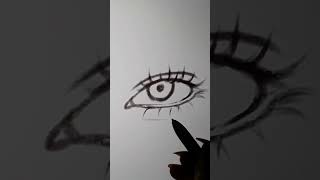 Easy way to draw eyes (ibisPaintx) #shorts
