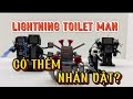 NEW LIGHTNING TOILET MAN IN SKIBIDI TOILET | REVIEW MINIFIGURES | BRICKCOBRICK