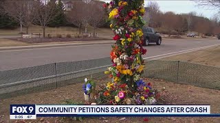 Woodbury residents present petition to change deadly stretch of road | FOX 9 KMSP