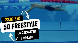 Andrii Khloptsov 50 Free 22.81sec Stroke Analysis