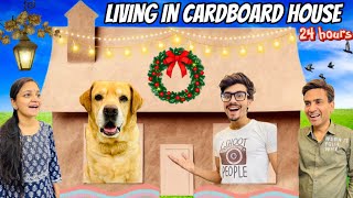 We Built A Cardboard House | Living In Cardboard House For 24 Hours | Anant Rastogi