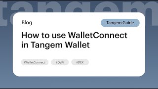 WalletConnect in Tangem—Why It Works