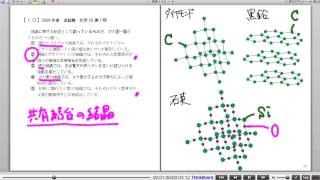 センター試験『化学基礎』の攻略：｢原子の結合｣問題１０解説