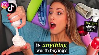 I Bought the 9 VIRAL PRODUCTS that TIK TOK & INSTAGRAM MADE ME BUY