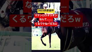 京都金杯だけどマテリオンなんかくるワケねーだろwww #競馬 #競馬予想 #マテンロウオリオン #京都金杯 #金杯