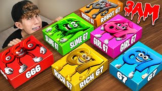 DO NOT OPEN MYSTERY 67 BRAINROT BOXES at 3 AM!!