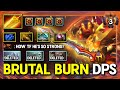 BRUTAL BURN DPS MID Ember Spirit Radiance Item With Flame Guard 100% Show no Mercy 7.36b DotA 2