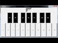 Python Tkinter GUI Tutorial of How to Create a Piano