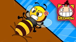 Watch Out for Bees! | Daily life safety | picnic | mike | safetyman | REDMON