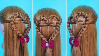 Gorgeous Heart-Shaped Hairstyle | Step-by-Step Tutorial