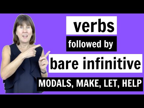 What is infinitive without TO?