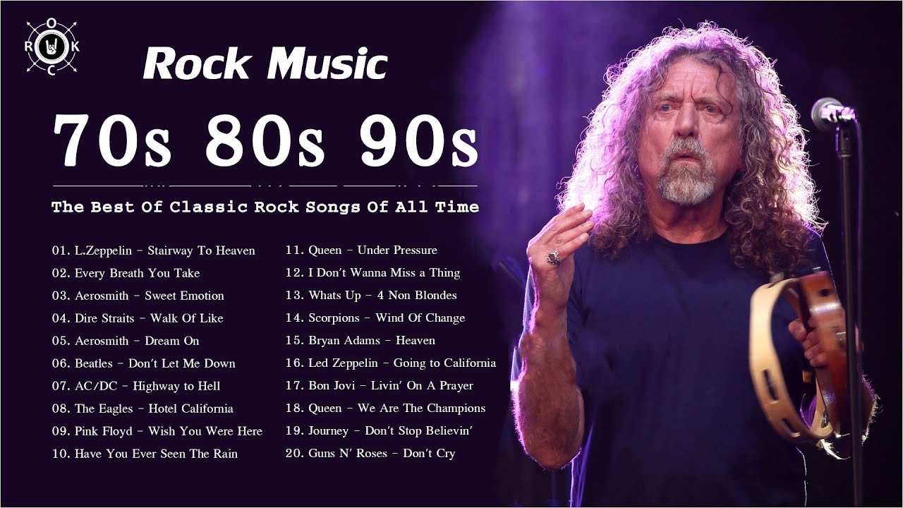 70s 80s 90s Rock Hits Collection 🌟 Greatest Rock Music 🌟 The Best Rock ...