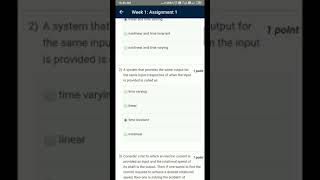 Control Systems NPTEL | week 1 assignment answers | july - dec 2021