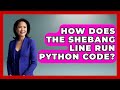 How Does The Shebang Line Run Python Code? - Python Code School