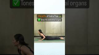 Benefits of Cobra Pose or Bhujangasana #shorts #youtubeshorts #yoga #benefits