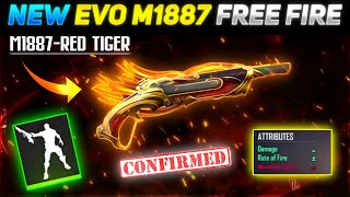 NEW EVO M1887 GUN SKIN FREE FIRE | NEW EVO M1887 SKIN | NEW EVOLUTION GUN IN FREE FIRE